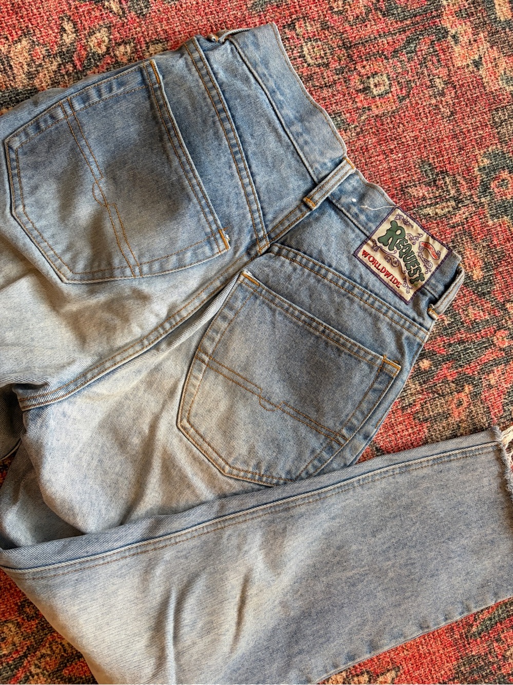 Request Vintage 80’s High Waist Straight Leg Jeans